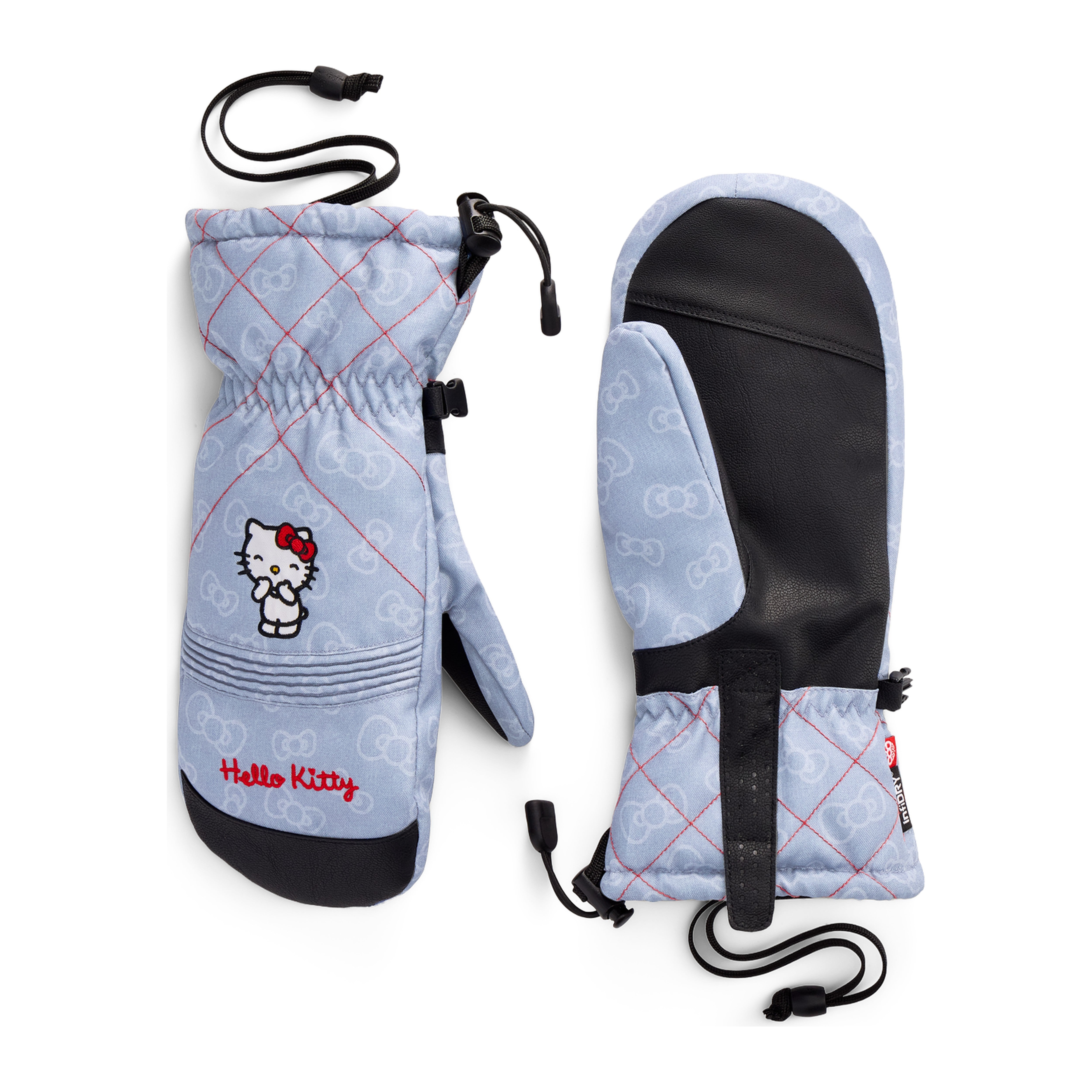 686 Women's Jubilee™ Mitt – Hello Kitty Denim – front